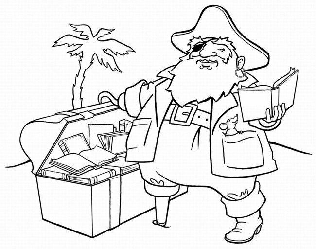  Treasure Pirate Ship Coloring Pages for Kids | Print Coloring Pages