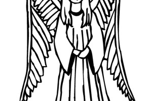 Adorable Angels Coloring Pages| Print Coloring Pages