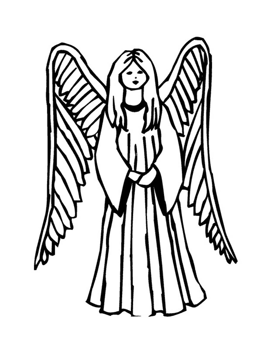  Adorable Angels Coloring Pages| Print Coloring Pages