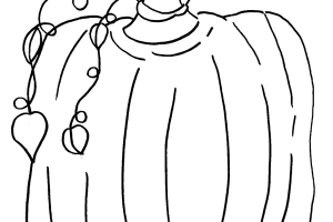 Back Pumpkin Halloween Coloring Pages