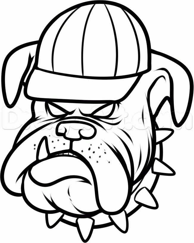 Bulldog Colouring Pages | Animal Coloring Pages
