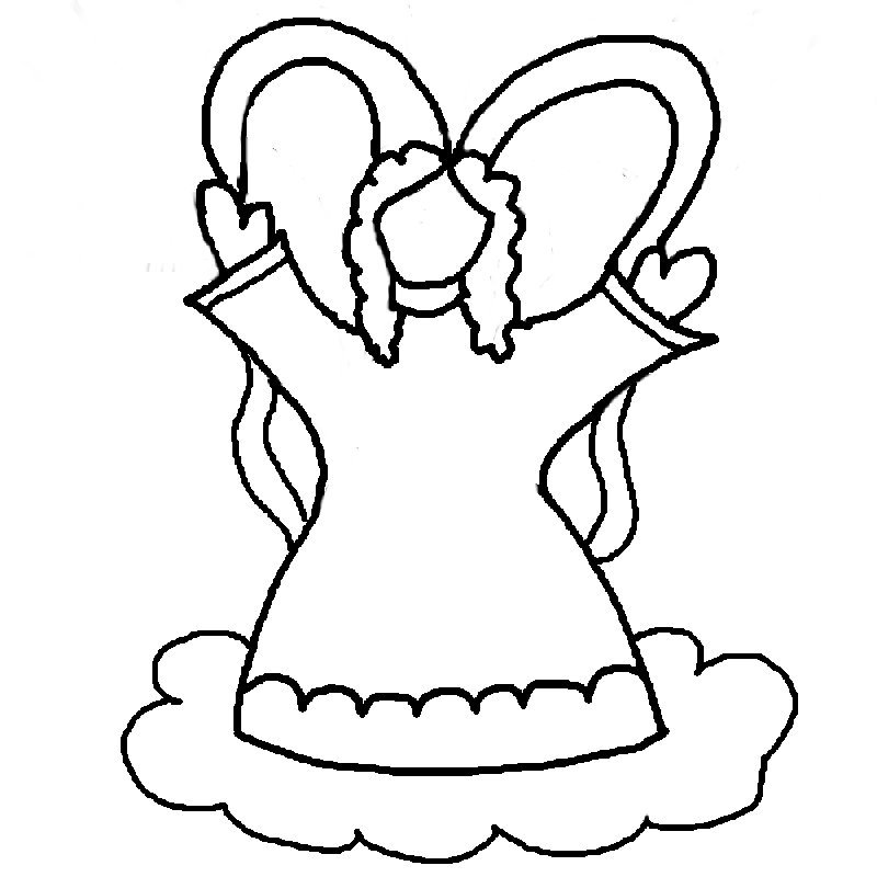  Cake Angels Coloring Pages| Print Coloring Pages