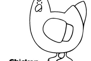 Chicken Coloring Pages School Chicken| Animal Coloring Pages