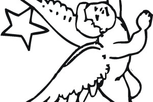 Christmas Angels Coloring Pages| Print Coloring Pages