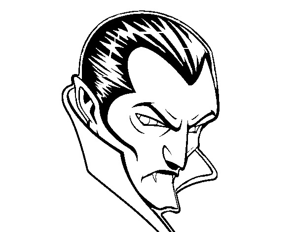  Face Dracula Coloring Pages | Print Coloring Pages