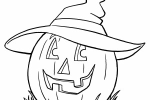 Good Pumpkin Halloween Coloring Pages