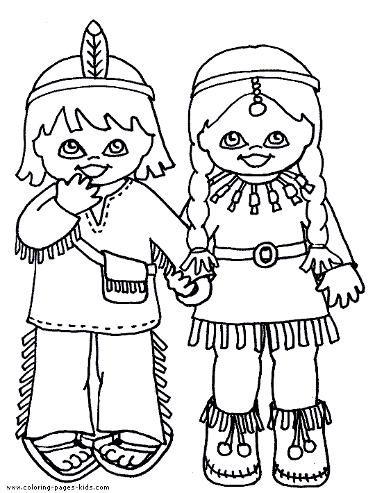 Indian Coloring Pages Girlfriend & Boyfriend | Print Coloring Pages