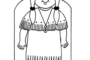 Indian Coloring Pages Mother Indian | Print Coloring Pages