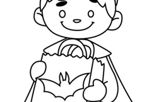 Kids like Batman Halloween Costumes Print Coloring Pages