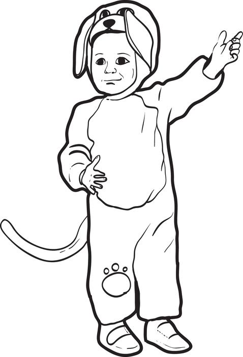  Little Dog Halloween Costumes Print Coloring Pages