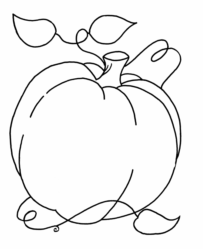 Nice Pumpkin Halloween Coloring Pages