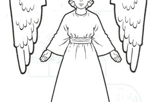 Preschool Angels Coloring Pages| Print Coloring Pages
