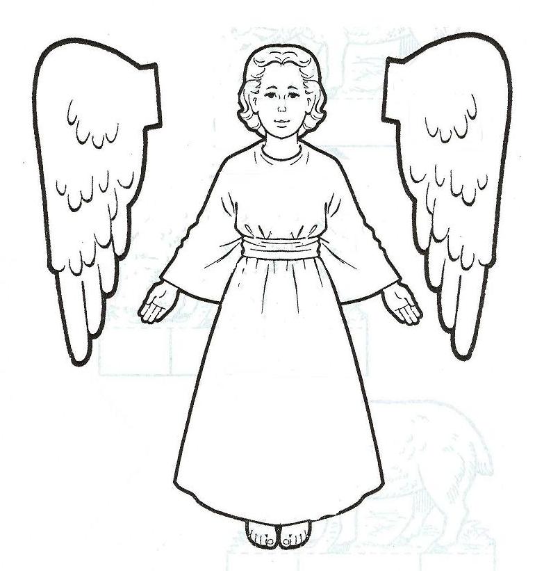 Preschool Angels Coloring Pages | Print Coloring Pages