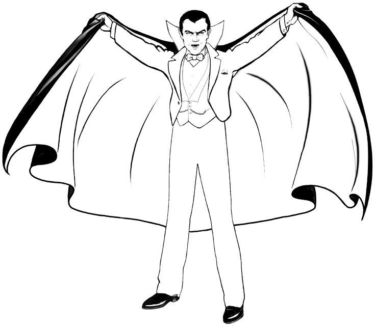 Real Dracula Coloring Pages | Print Coloring Pages