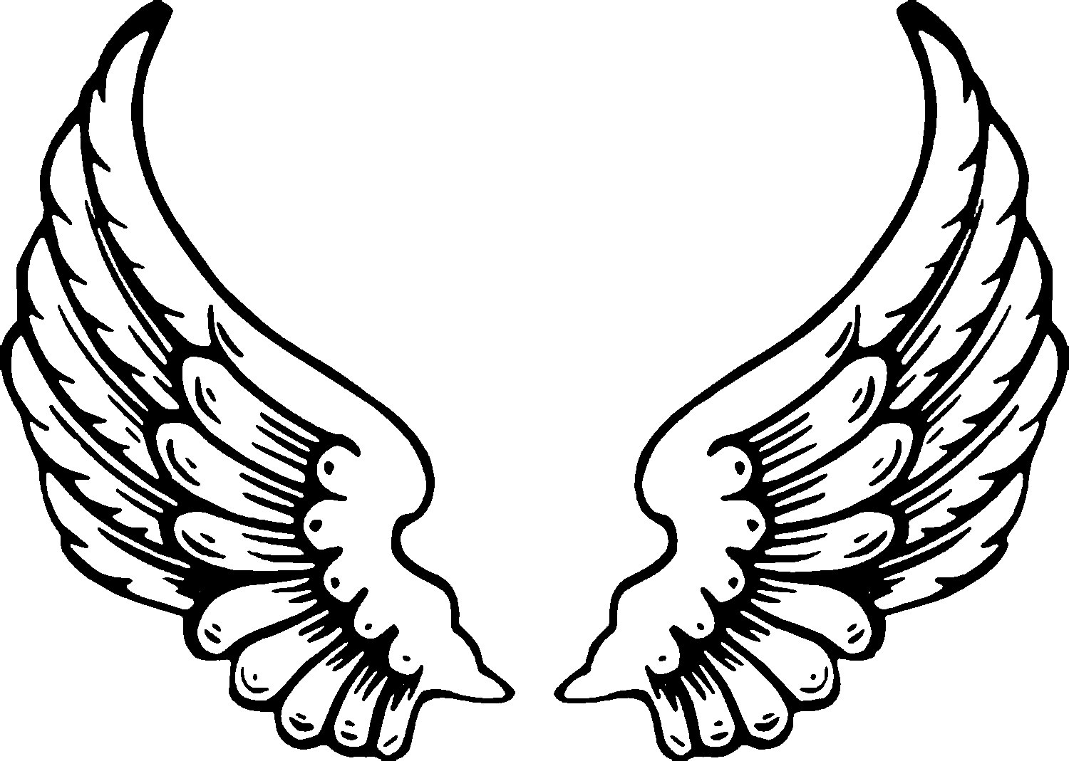  Real Wings Angels Coloring Pages| Print Coloring Pages