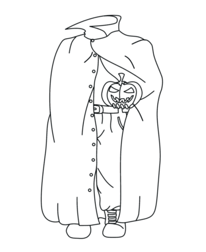 Special Halloween Costumes Print Coloring Pages