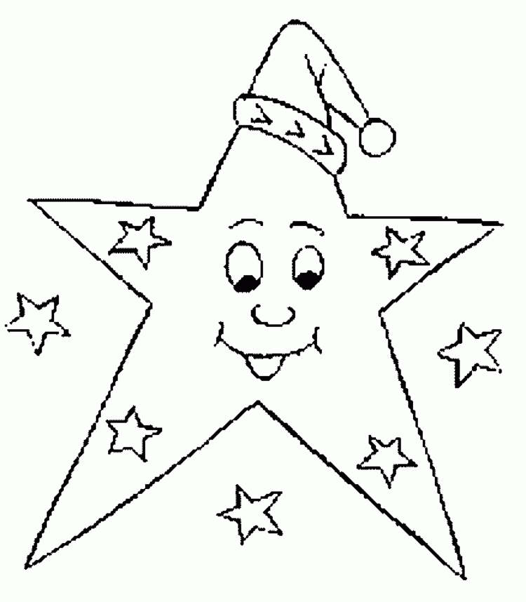 Star Coloring Pages Good Night | Print Coloring Pages