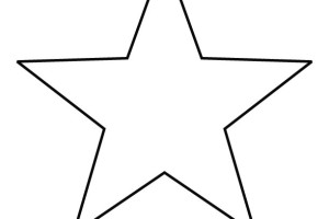 Star Coloring Pages Model