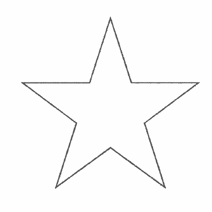 Star Coloring Pages Model Medium