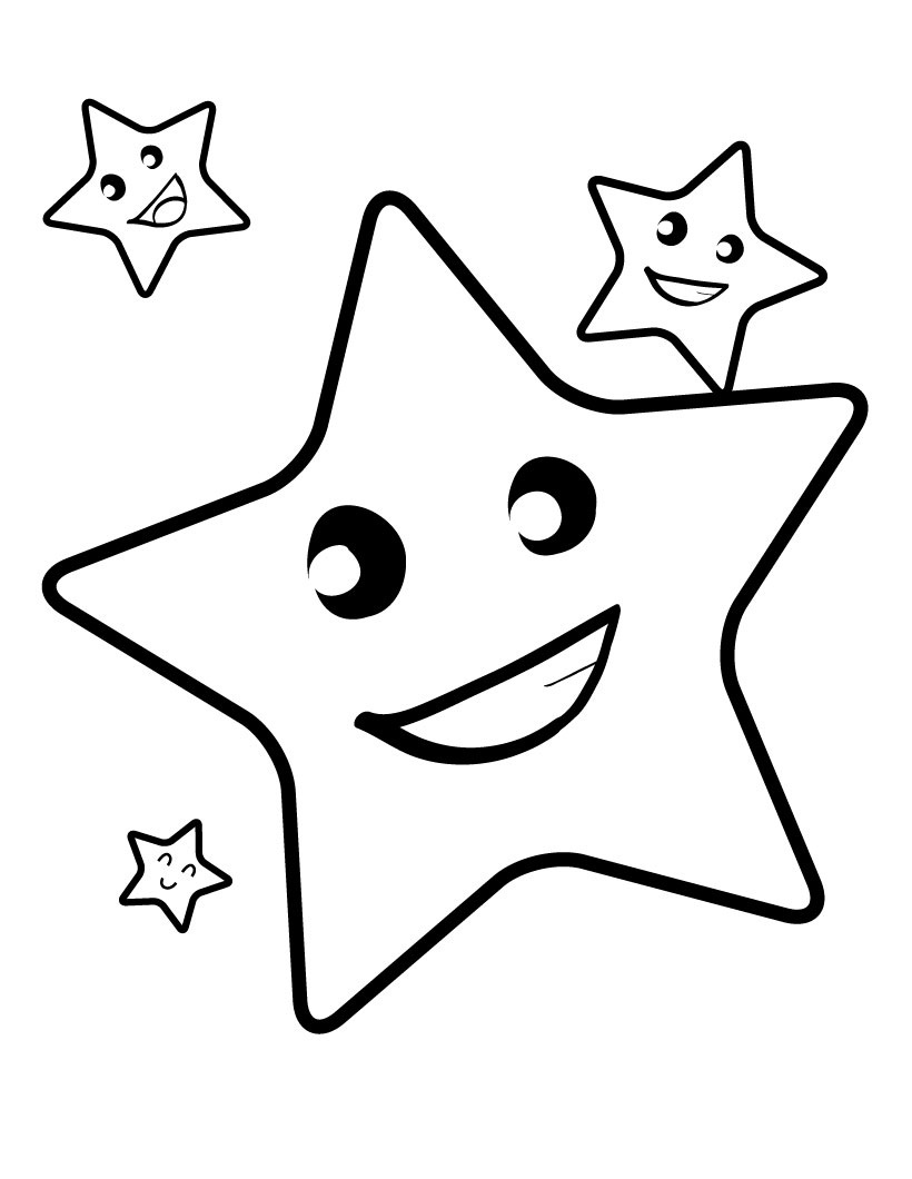  Star Coloring Pages Party