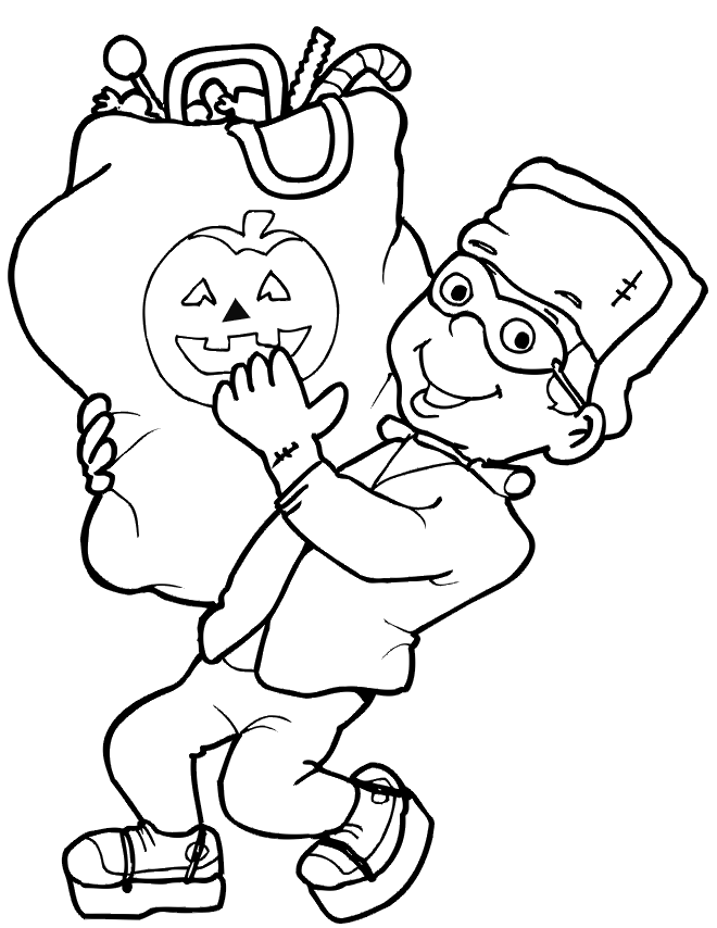 SuperHero Halloween Costumes Print Coloring Pages