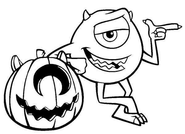  The Movie Monster Halloween Print Coloring Pages