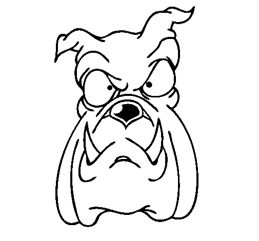 Weird Bulldog Coloring Pages | Animal Coloring Pages