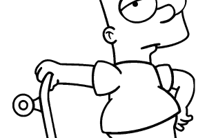 Bart  Simpson Coloring Pages | Print Coloring Pages