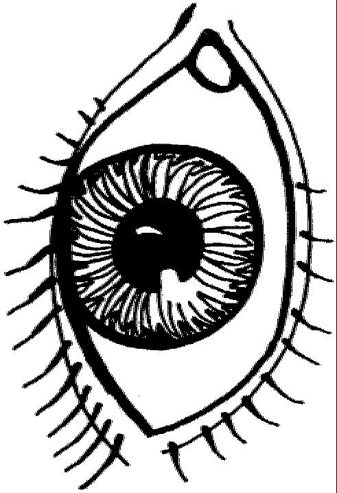 Beautiful Eye Coloring Pages