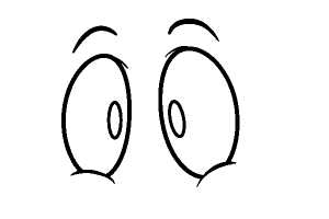 Cartoon Eyes Coloring Pages