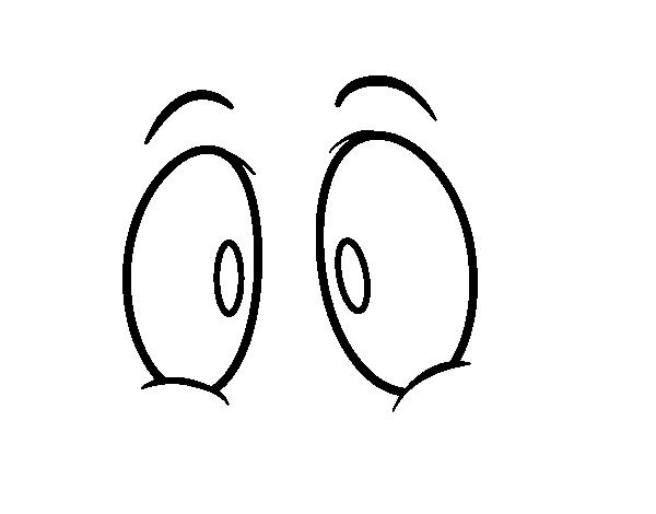  Cartoon Eyes Coloring Pages