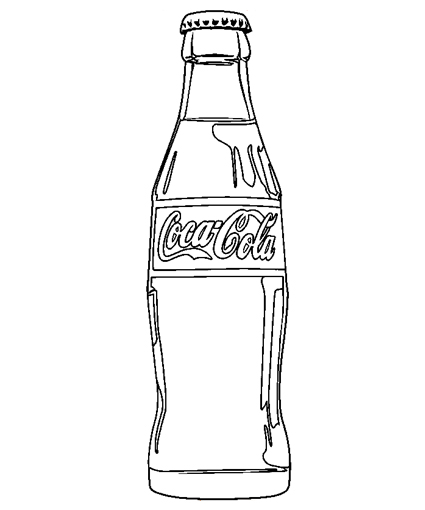  Coca Cola Bottle Coloring Pages