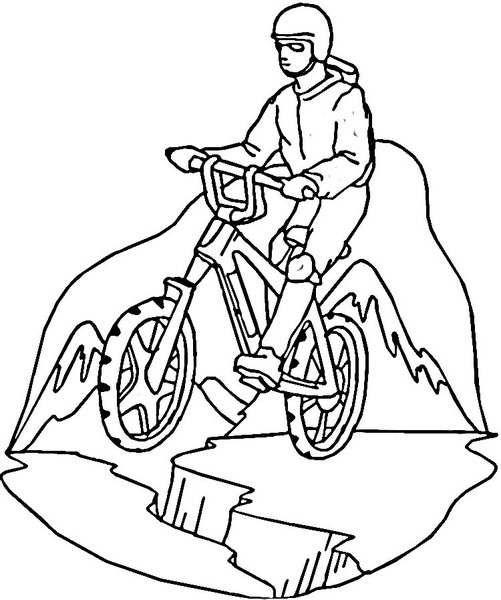  Everest Mountain Bike Coloring Pages