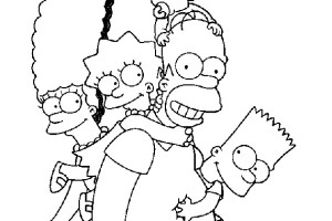 Family Simpsons Coloring Pages | Print Coloring Pages