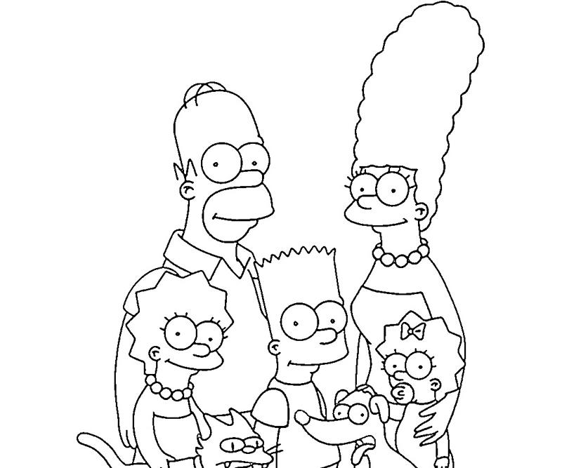  Good Simpsons Photo Coloring Pages | Print Coloring Pages