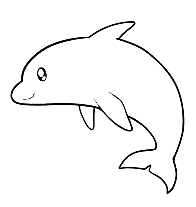  Little Girl Dolphin Animal Coloring Pages