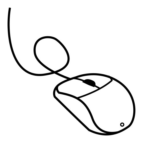  Mouse Computer Coloring Book | Free Coloring Pages