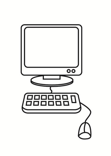  Old Computer Coloring Book | Free Coloring Pages