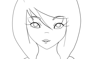 Perfect Girl Eyes Coloring Pages for Kids