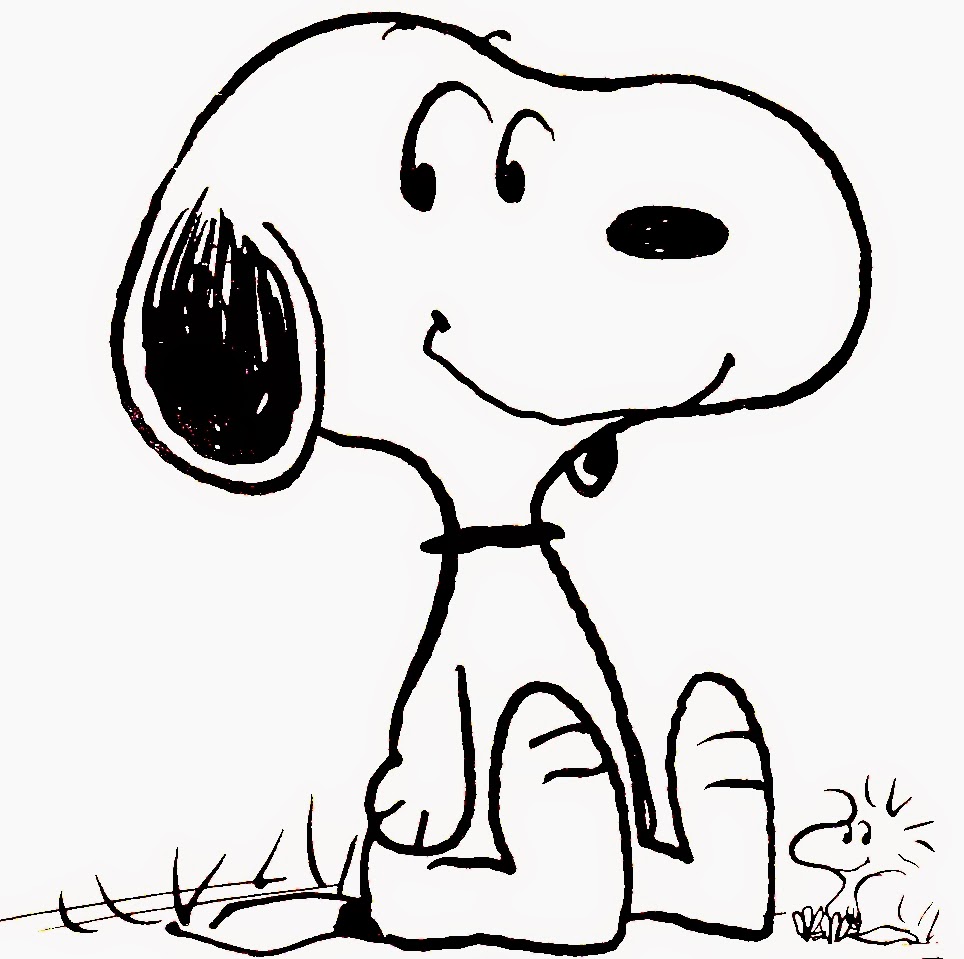  Smile Snoopy Coloring Pages