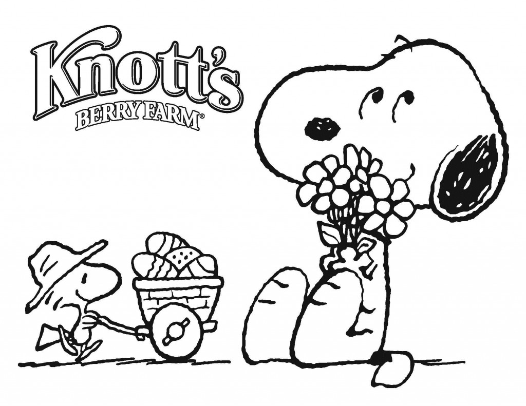  Snoopy Coloring Pages for Kids