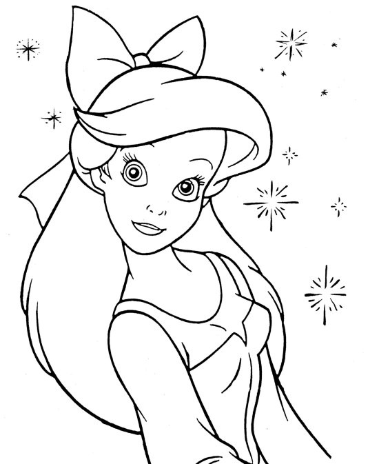  Suprise Princess Mermaid Ariel Coloring Pages for Girls