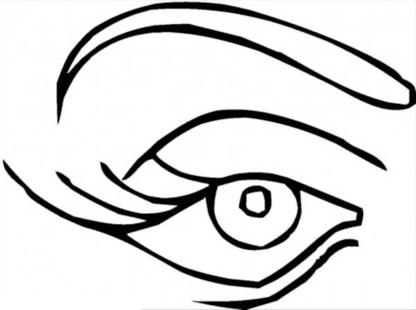  Women Eye Preschool Coloring Pages for Kids