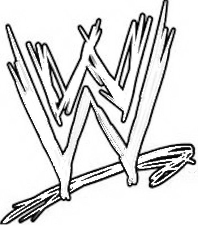  WWE Logo Coloring Pages