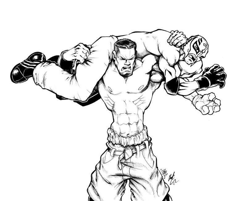 WWE Monster Wrestler Coloring Pages for Kids