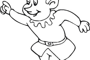 Adult Christmas Elf Print Coloring Pages