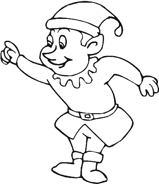  Adult Christmas Elf Print Coloring Pages