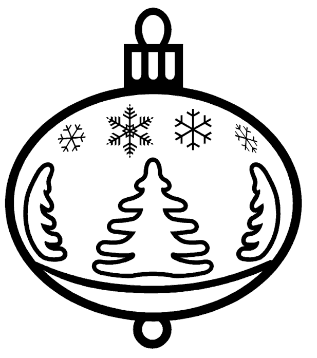 Cool Christmas Decoration Coloring Pages
