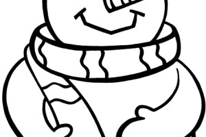 Images Snowman Print Coloring Pages For Kids