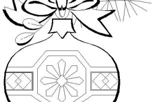 Print Christmas Ball Decoration Coloring Pages